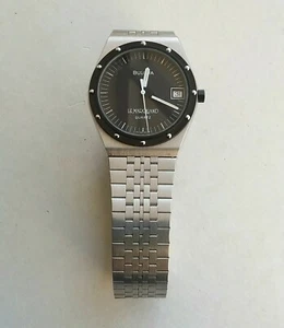 BULOVA Le Marquand Quartz acciaio 857 49 01 Nuovo NOS - NON Funzionante - Foto 1 di 5