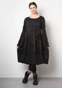 Abito Rundholz nero etichetta stampa multicolore aderente cotone taglia L; prezzo consigliato: £ 299,0 - Foto 1 di 11
