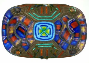 Jacob TOSTRUP Noruego Plata Esterlina Importante Multicolor Esmalte Caja Oslo - Imagen 1 de 10