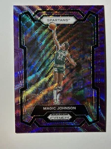 2024 Panini Prizm Draft Picks - Magic Johnson #23 Purple Wave Prizm - Picture 1 of 2