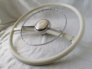 NOS Mercedes Lenkrad Ponton W120 W121 220s 180 L319 elfenbein Cabrio Coupe - Picture 1 of 14