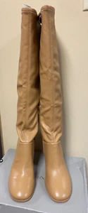 Women New  "Franco Sarto "Cindy Tall Camel Sy boots. Size 9.5 Med - Picture 1 of 7
