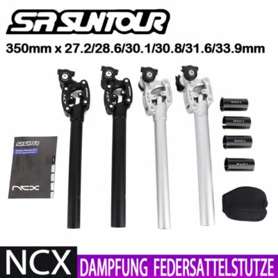Suntour NCX ammortizzato ammortizzatore sospensione reggisella a molla 27.2 28.6 30 30.4 mm - Immagine 1 di 4