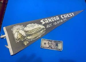 Sandia Crest New Mexico Vintage Felt Pennant - Picture 1 of 2