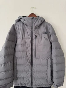 Chaqueta de plumón con capucha The North Face 550 Gore Windstopper gris para hombre talla M - Imagen 1 de 12