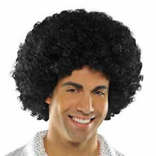 Disco Party Supplies Afro Black 70's Synthetic Wig x1 Adult Halloween Book Week