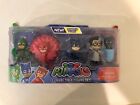 New Open Box PJ Masks Collectible 5 pk Figures Set Power Up Poses