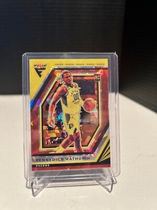 2022-23 Flux Bennedict Mathurin Red Cracked Ice Prizm Rookie RC #212 Pacers