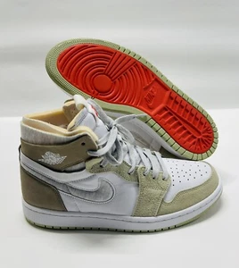 Nike Air Jordan 1 High Zoom Comfort Olive Aura Woman’s Size 11 / Men’s 9.5 - Picture 1 of 9