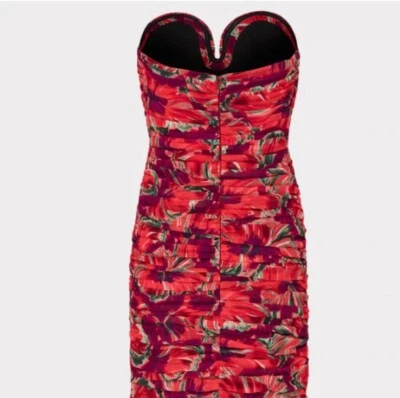 Vestido Milly "Windmill" Sin Tirantes Floral Chifón Talla 8 Nuevo Con Etiquetas  Foto 1 de 4