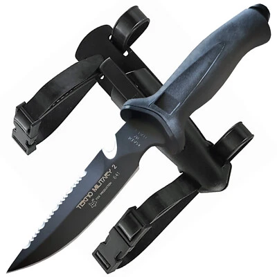 FOX Knives Tecno Military 2 - Allround Messer Klinge mit Wellenschliff - Bild 1 von 4