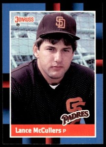 1988 Donruss Baseball Card Lance McCullers San Diego Padres #451