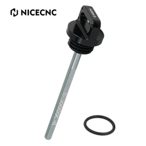 Aluminum Oil Dipstick Level Check w/ O-Ring For Yamaha Raptor 700R 700 2011-2024 - Picture 1 of 5