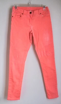 Crewcuts girl's orange solid cotton skinny pants size 14 t - Изображение 1 из 4