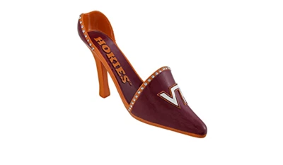 全新 葡萄酒瓶架 高跟鞋 闪亮鞋 VIRGINIA TECH HOKIES ❤️sj17j3s — 第 1/4 张图片