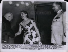 Press Photo Yugoslavia President Marshal Tito and wife NIkita Shrushchev Russian