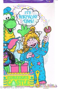 EUREEKA'S CASTLE PAPER TABLE COVER ~ Vintage Birthday Party Supplies Nickelodeon - Picture 1 of 1
