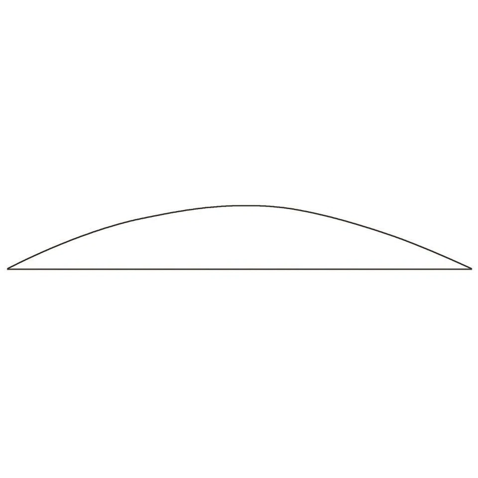 GATEWAY MAGNUM FEATHERS WHITE 5.5" LEFT WING 50 PACK - Image 1 of 1