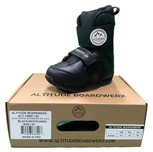 BOTAS DE SNOWBOARD DE GANCHO Y BUCLE UNISEX ALTITUDE "RIPSTER JR" PEQUEÑAS PARA NIÑOS TALLA: 12C - Imagen 1 de 8