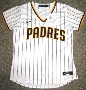 San Diego Padres Damen Heim weiß Nadelstreifen Nike Replica Trikot - Bild 1 von 3