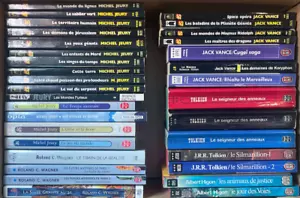 Jeury, Wagner, Vance, Tolkien, Higon- Lot de 33 science fiction, en l'état - Foto 1 di 4