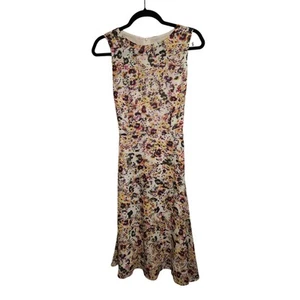 Vestido Atelier-NY Boutique Floral Chifón Sin Mangas Nuevo con Etiquetas KY Derby Old Money talla 6 - Imagen 1 de 5