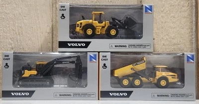 (3) Новый строительный самосвал Ray 5,5 дюйма Volvo, колесный погрузчик и экскаватор  - Изображение 1 из 4