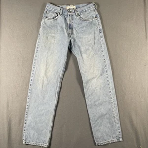 Levis 550 Jeans Mens 32x34 Relaxed Fit Straight Leg Denim Vintage Style - Picture 1 of 12