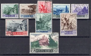 San Marino 1950 P.A. Vedute e Soggetti, serie n° 83/91. Certificato: CiBaFil SRL - Picture 1 of 1