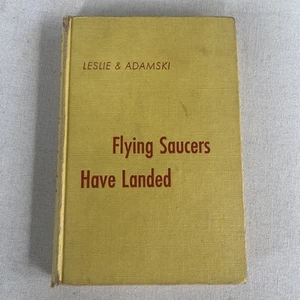 Flying Saucers Have Landed Desmond Leslie & George Adamski Hardback 1956 - Picture 1 of 5