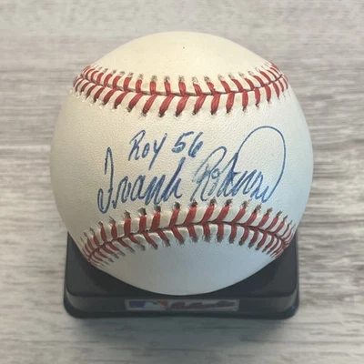 Frank Robinson Signed/Auto  Rawlings Baseball 🔥ROY 56 Inscribed 🔥 Cincinnati - Image 1 of 4