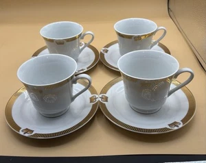 Majestic Crown von Montgomery Ward 4 Tassen und 4 Untertassen - Bild 1 von 7