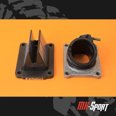 87-00 1990 CR125R CR125 VForce 3 cañas jaula de admisión aislador colector de arranque Foto 1 de 4