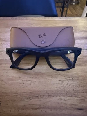 Matte Black Ray Ban Meta (Gen 1) Narrow Sizing - Image 1 of 4