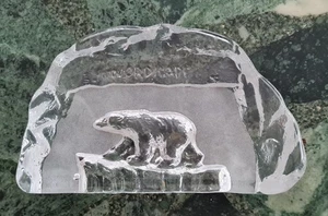Glasfigur - Eisbär Glasfigur von Nordkapp - Bild 1 von 5
