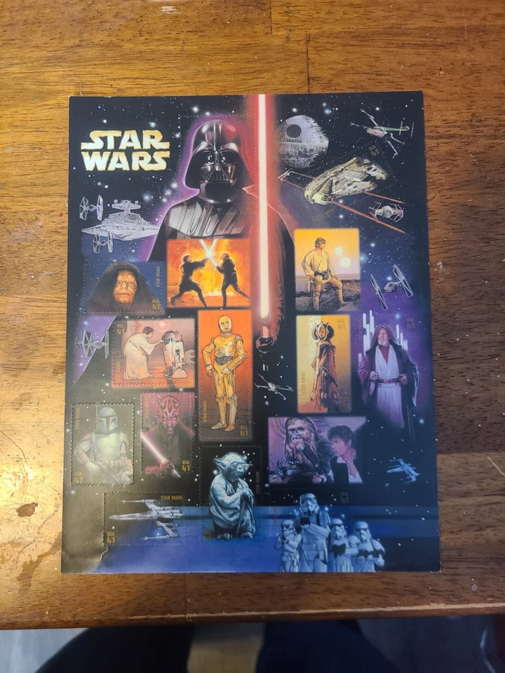 Set Aniversario Personaje Guerra de las Galaxias Una Hoja Foto 1 de 1