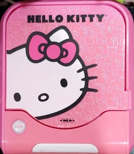 Hello Kitty KT2053A CD Player Radio Alarm Clock Pink Sanrio | READ DESC PLEASE! - Picture 1 of 8