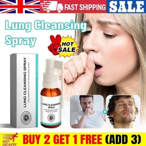 30ML Natural Spray For Lung And Respiratory Support Herbal Cleansing Spray UK - Picture 1 of 11