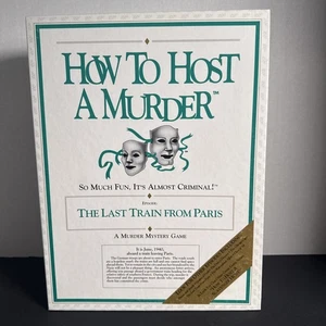 How To Host A Murder Game "The Last Train From Paris" Mystery Party Complete - Picture 1 of 5