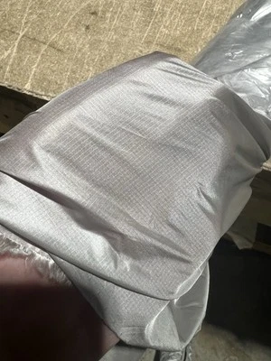 Limestone Tan Nylon Jacket Liner Fabric 60”W Garment Material by the Yard - Image 1 of 3