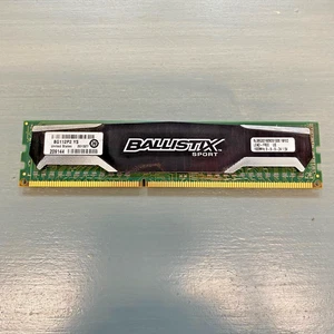 Crucial Ballistix Sport 8GB DDIMM PC3-12800 BLS8G3D1609DS1S00.16FED Desktop Mem - Picture 1 of 4