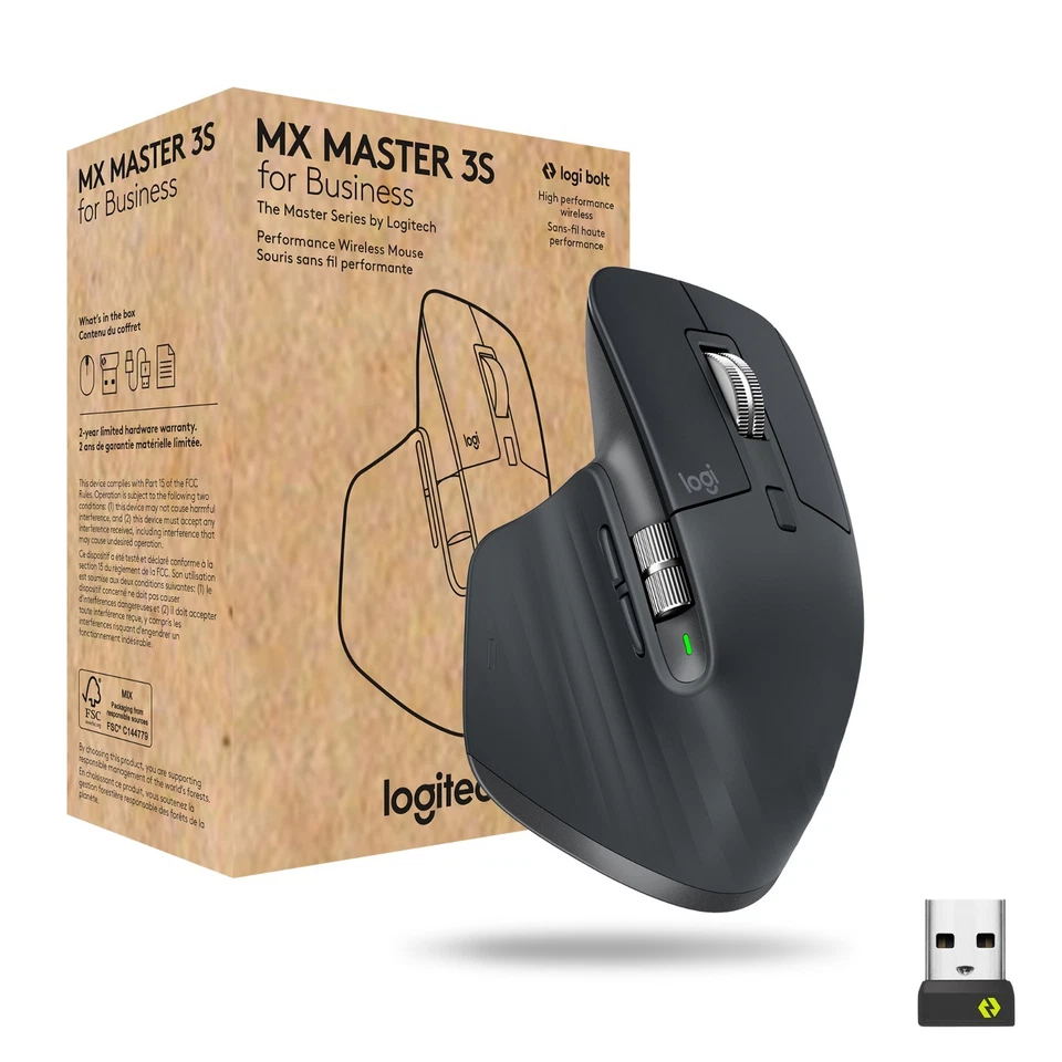 Logitech 910-006582 MX Master 3s for Business - Image 1 of 1