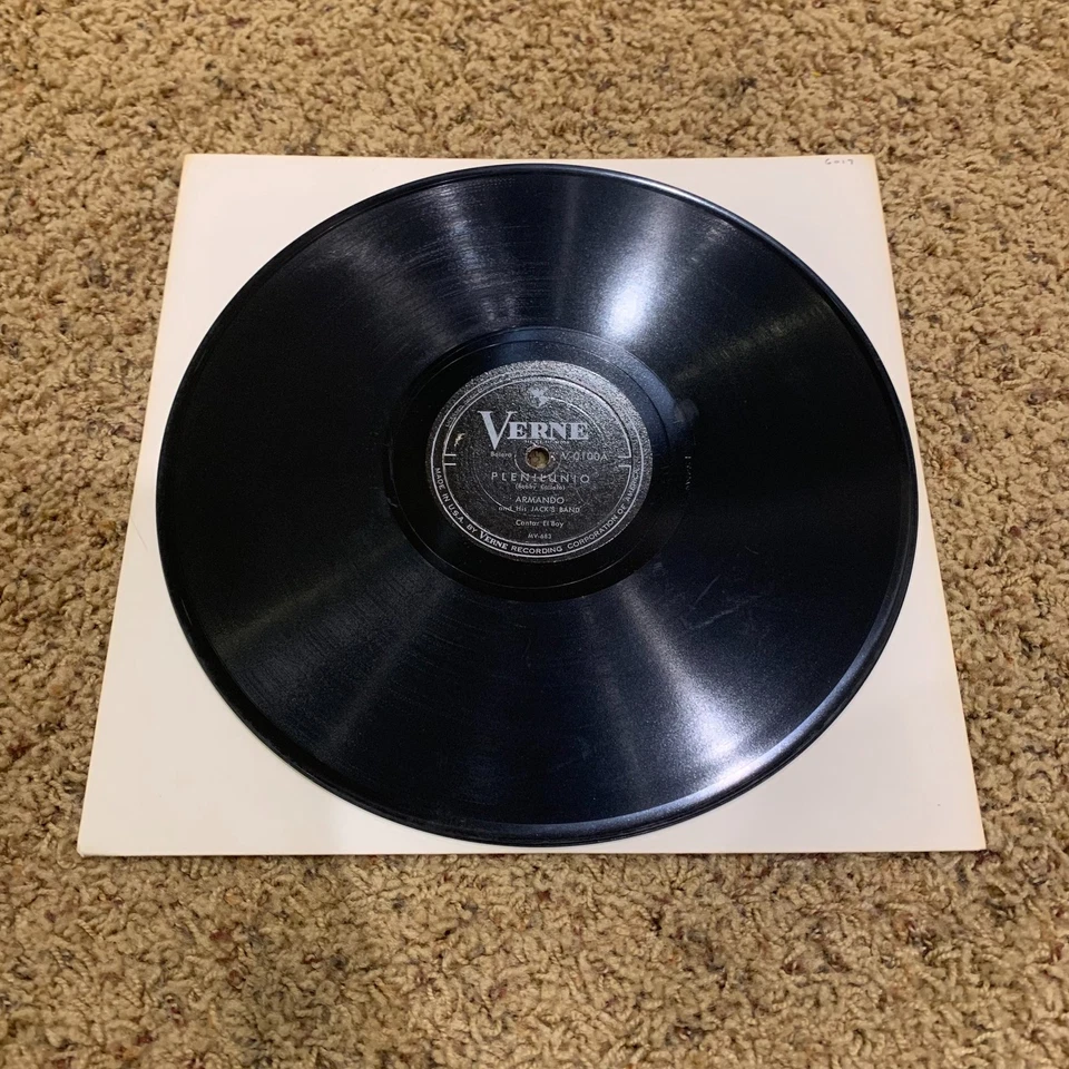 78 RPM Record Armando Cu Tu Gu Ru Latin Puerto Rican Rhumba Rare Verne EX - Image 1 of 2