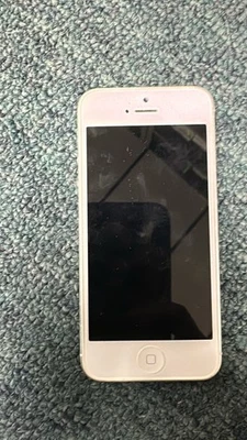 苹果 iPhone 5 银色手机 不打开手机 仅适用于零件 — 第 1/2 张图片