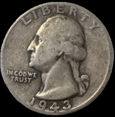 USA Washington Quarter • 1943 - Image 1 of 3