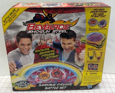 Beyblade Shogun Steel Samurai Cyclone Battle Set 2012 Hasbro Novo em folha - Imagem 1 de 2