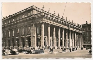 Carte postale semi ancienne animée Bordeaux Grand Théatre Traction Gironde - Picture 1 of 1