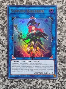 Yugioh Summon Sorceress JUMP-EN084 Ultra Rare Limited Edition Promo NM - Picture 1 of 8