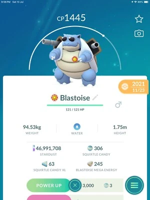 Pokemon Blastoise With Glasses ( Chance For Lucky) - Image 1 of 2