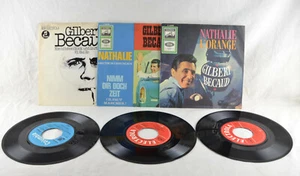 GILBERT BECAUD - Nathalie / Nimm Dir Doch Zeit ...3 x 7" Sammlung EMI Electrola - Bild 1 von 2